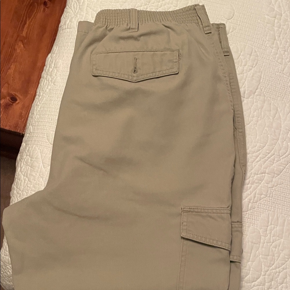 David Taylor Beige Cargo Pants